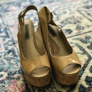 Steve Madden Nude Wedge